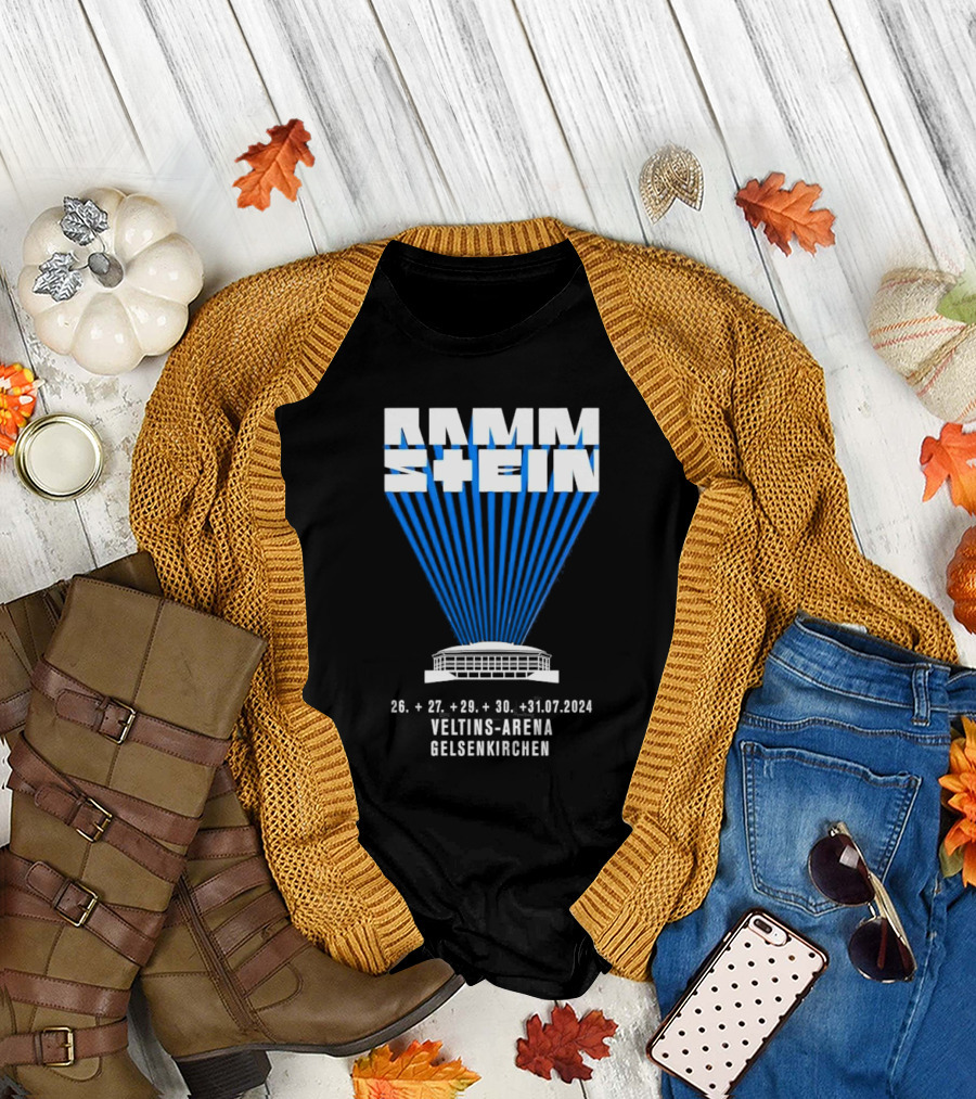Rammstein Veltins-Arena Gelsenkirchen 26 27 29 30 31 07 T-Shirt