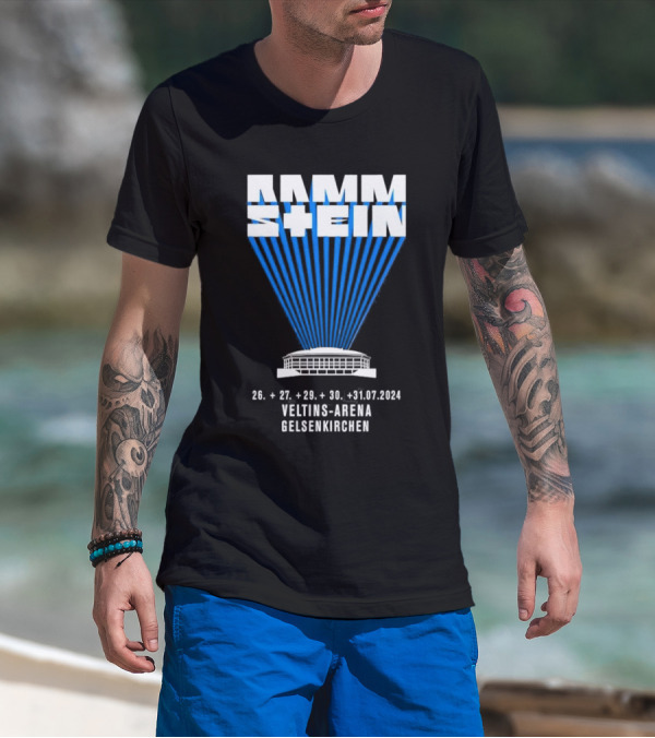 Rammstein Veltins-Arena Gelsenkirchen 26 27 29 30 31 07 T-Shirt