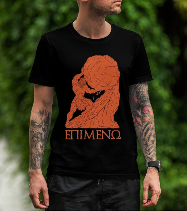 Raskolapparel Sisyphus Greek Mythology EPIMENΩ T-Shirt