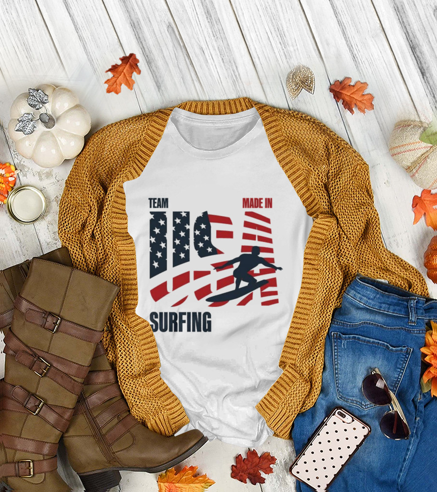 Team USA Surfing Made In Olympic T-Shirt