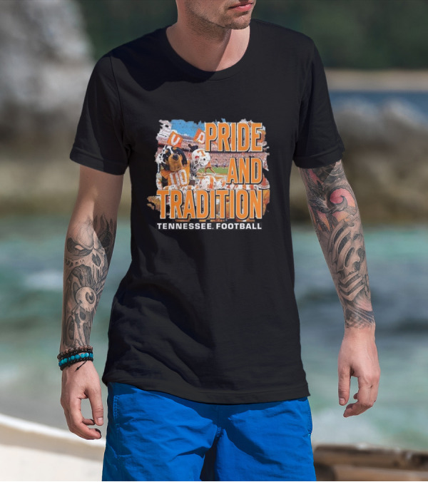Tennessee Football Pride And Tradition Vols Stadium T-Shirt