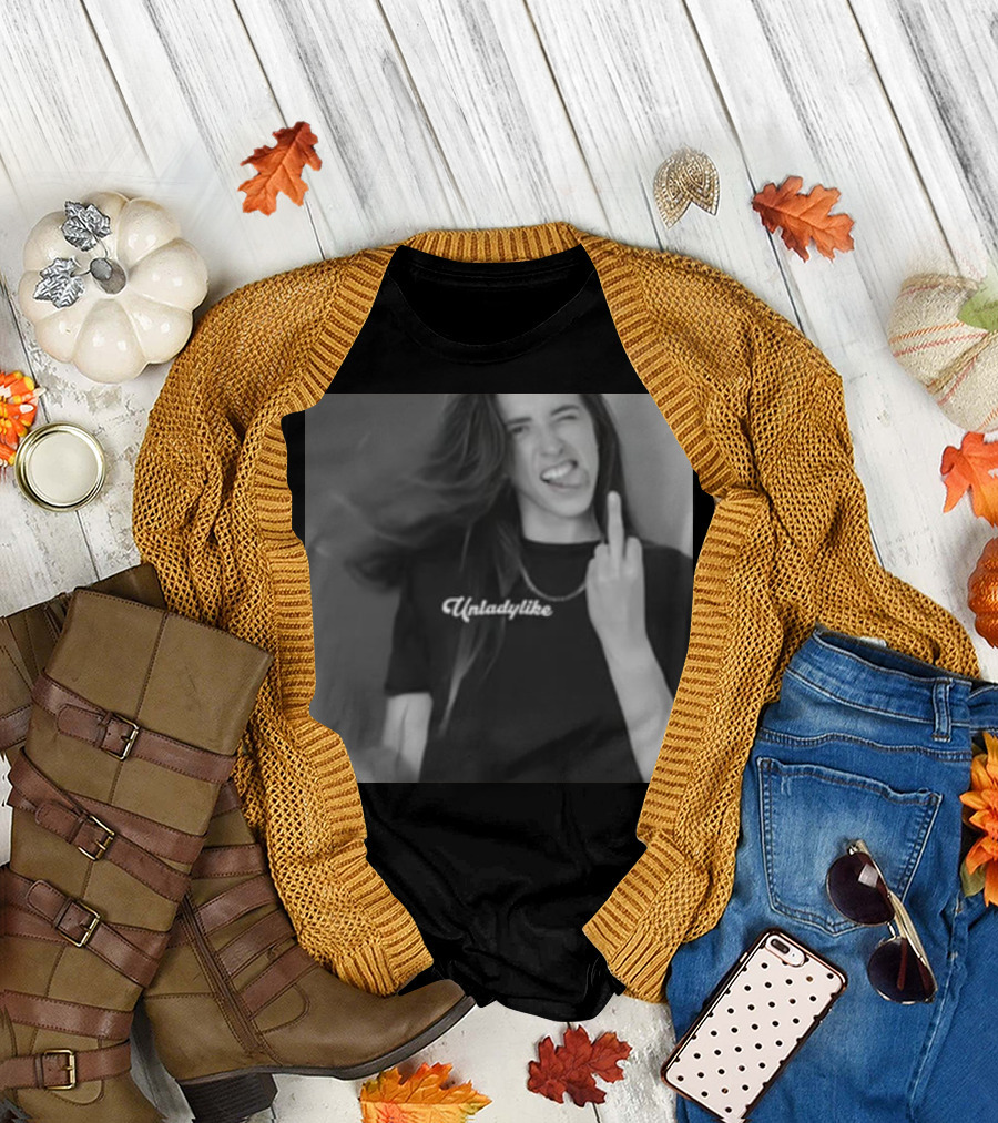 Unladylike X-Rated Rachel Ballinger Shirt Middle Finger Gesture T-Shirt