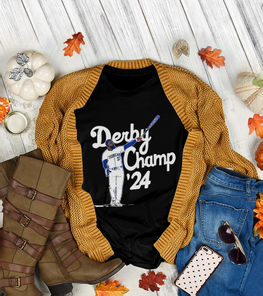 Teoscar Hernandez 37 Derby Champ '24 Baseball Player T-Shirt
