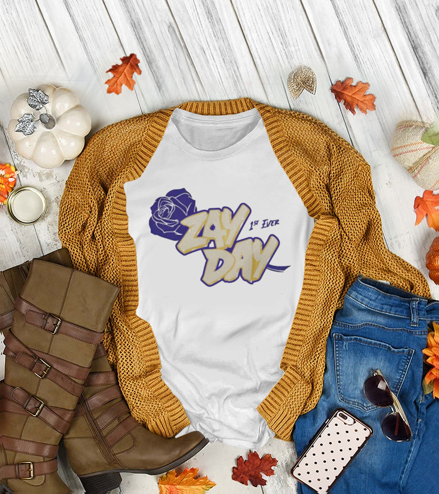 Zay Day 1St Ever Blue Rose T-Shirt