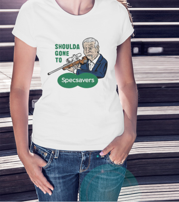 Shoulda Gone To Specsavers Joe Snipen Sniper T-Shirt