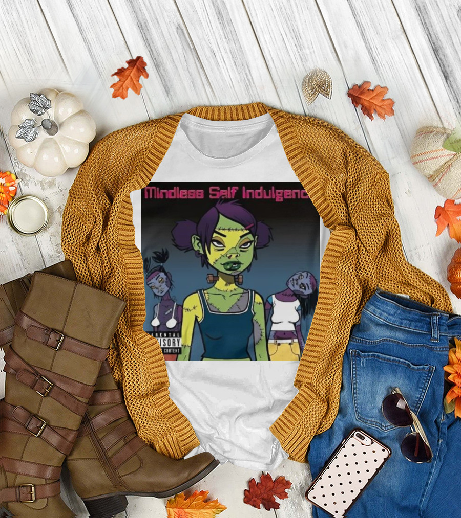 Mindless Self Indulgence Explicit Content Animated Zombie Characters T-Shirt