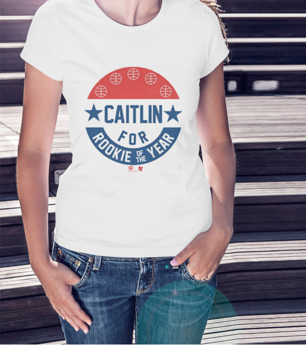 Caitlin For Rookie Of The Year Basketball Stars T-Shirt