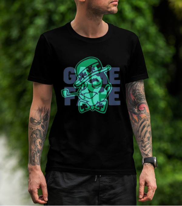 Celtics Game Face 7 Lucky Leprechaun T-Shirt