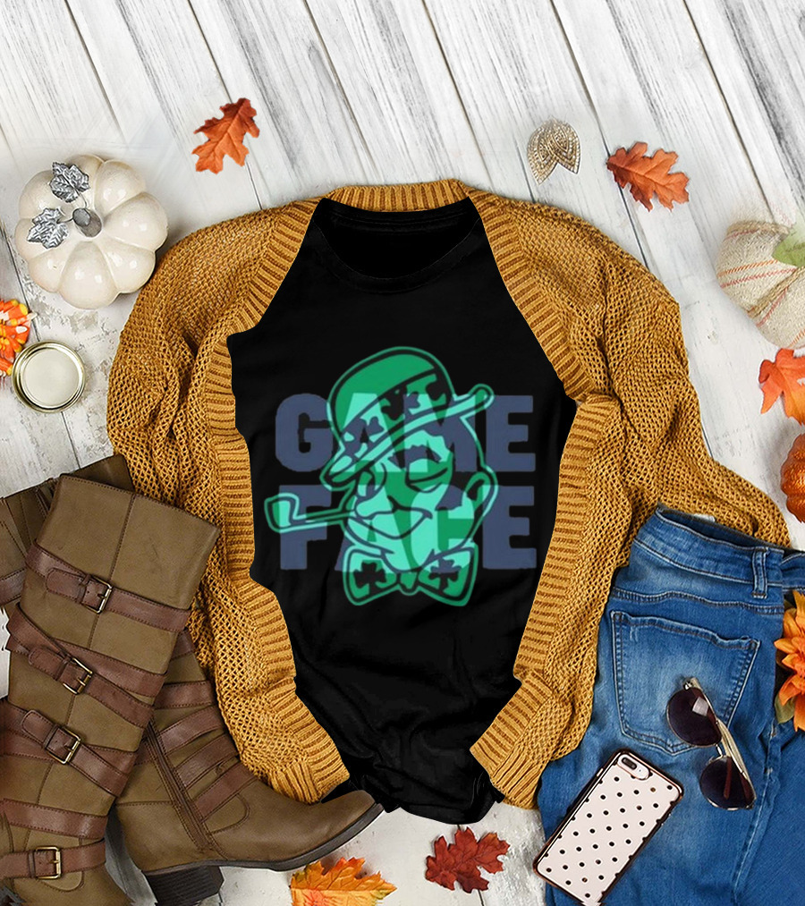 Celtics Game Face 7 Lucky Leprechaun T-Shirt