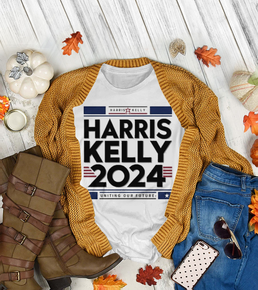 Harris Kelly 2024 Uniting Our Future Star Stripes T-Shirt