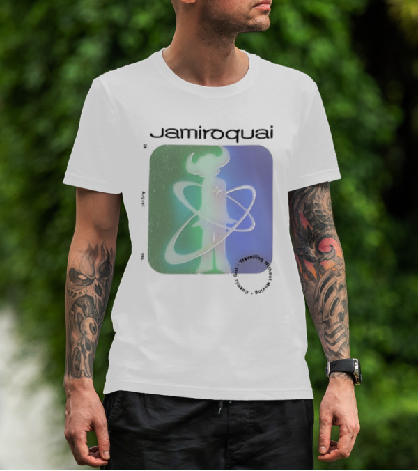 Jamiroquai Cosmic Being Travelling Without Moving August 29 96 T-Shirt