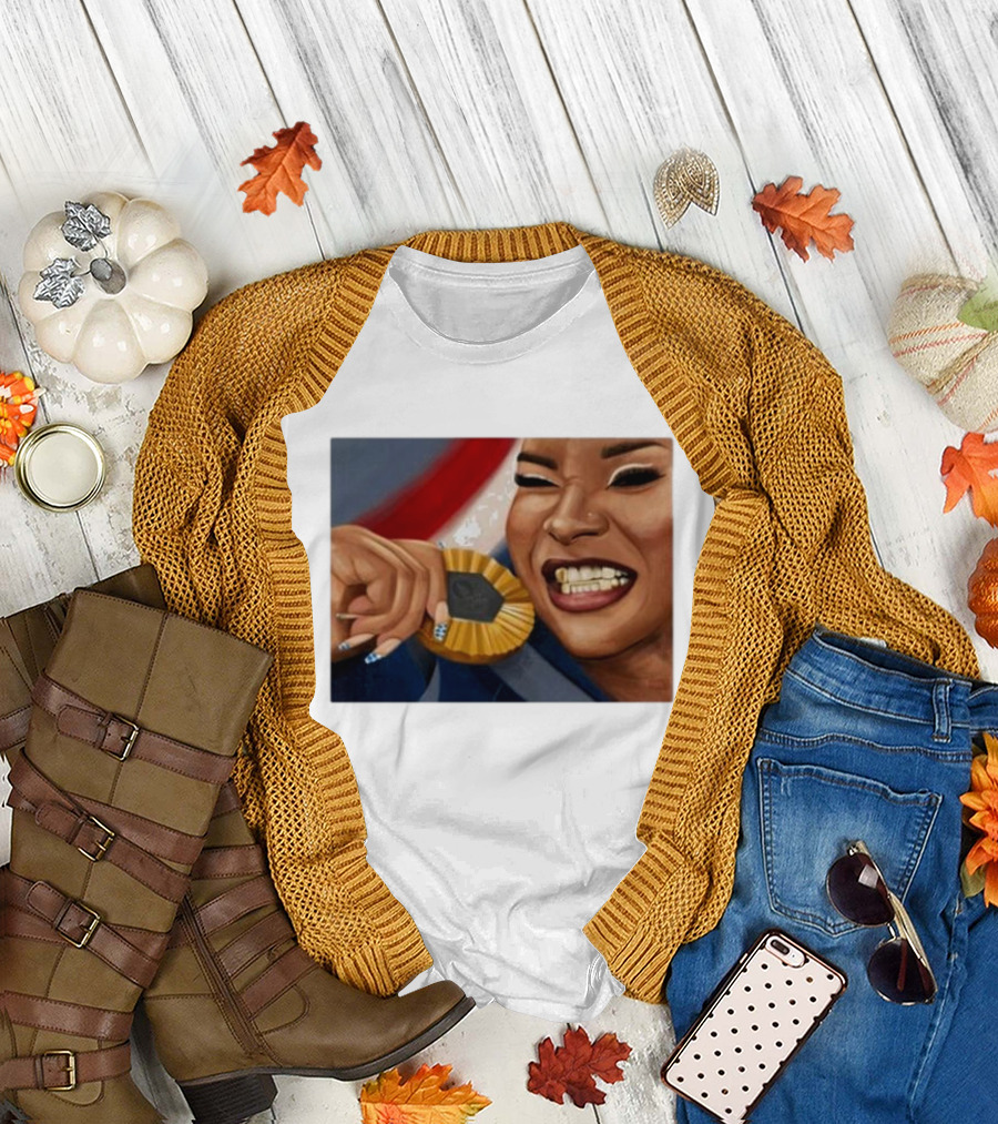Deelashee Art Jordan Chiles Medal T-Shirt