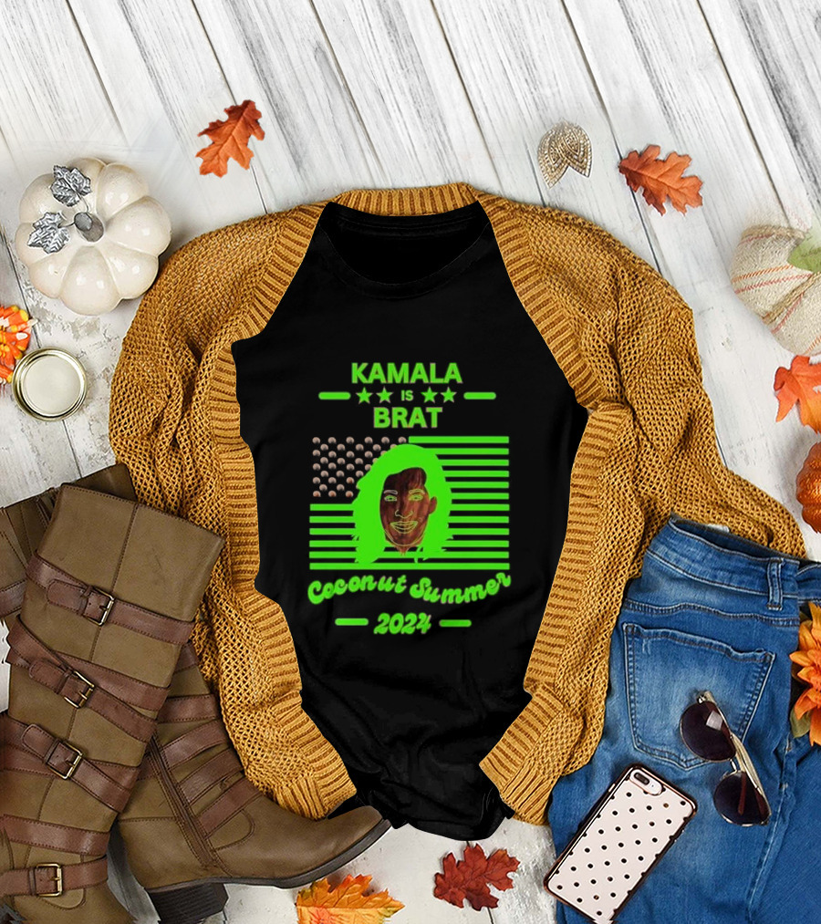 Kamala Is Brat Coconut Summer T-Shirt