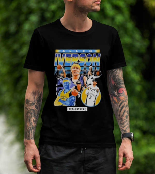 Allen Iverson Dreamathon Memphis Grizzlies Basketball T-Shirt