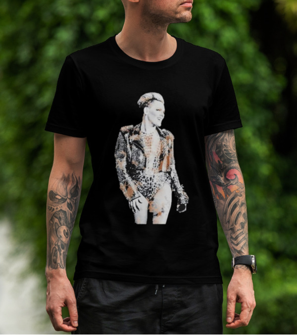 Pink Trustfall Bleach Rock Star Bold T-Shirt