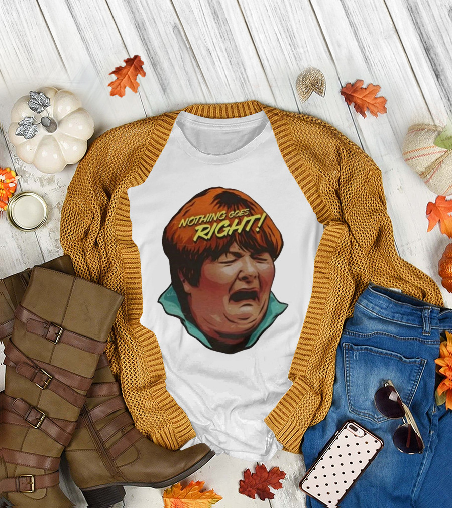 Nordacious Nothing Goes Right Scream Face T-Shirt
