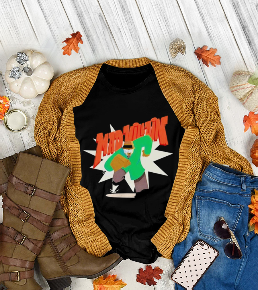 Madvillain MF Doom Cartoon Style Retro Villain Action T-Shirt