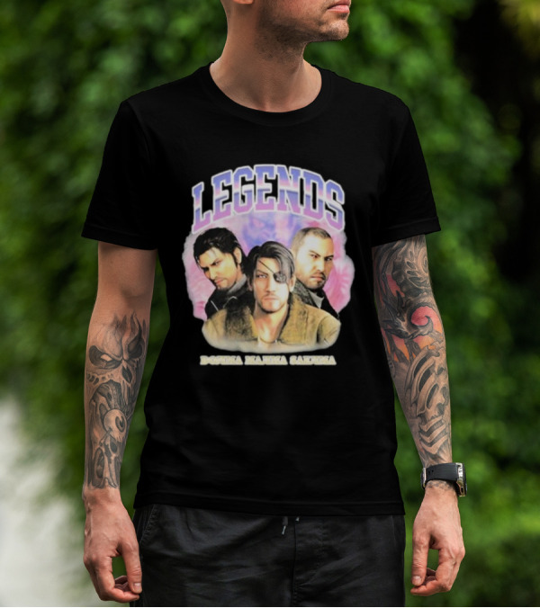 Legends Dojima Majima Saejima Yakuza Series Icons T-Shirt
