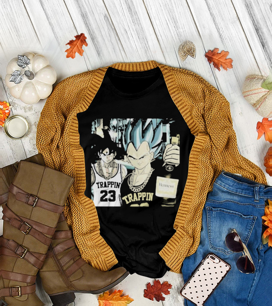 Goku Vegeta Trappin 23 Hennessy Streetwear T-Shirt