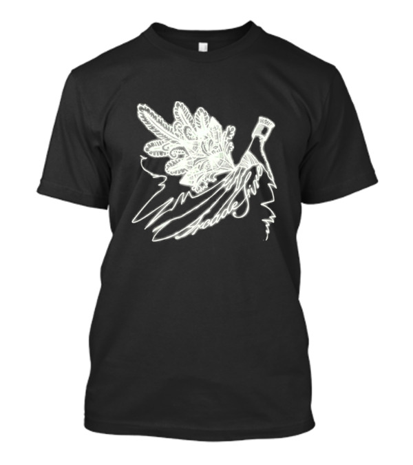 Arcade Fire Black Funeral Glow In The Dark Branch Design 20 Shows T-Shirt