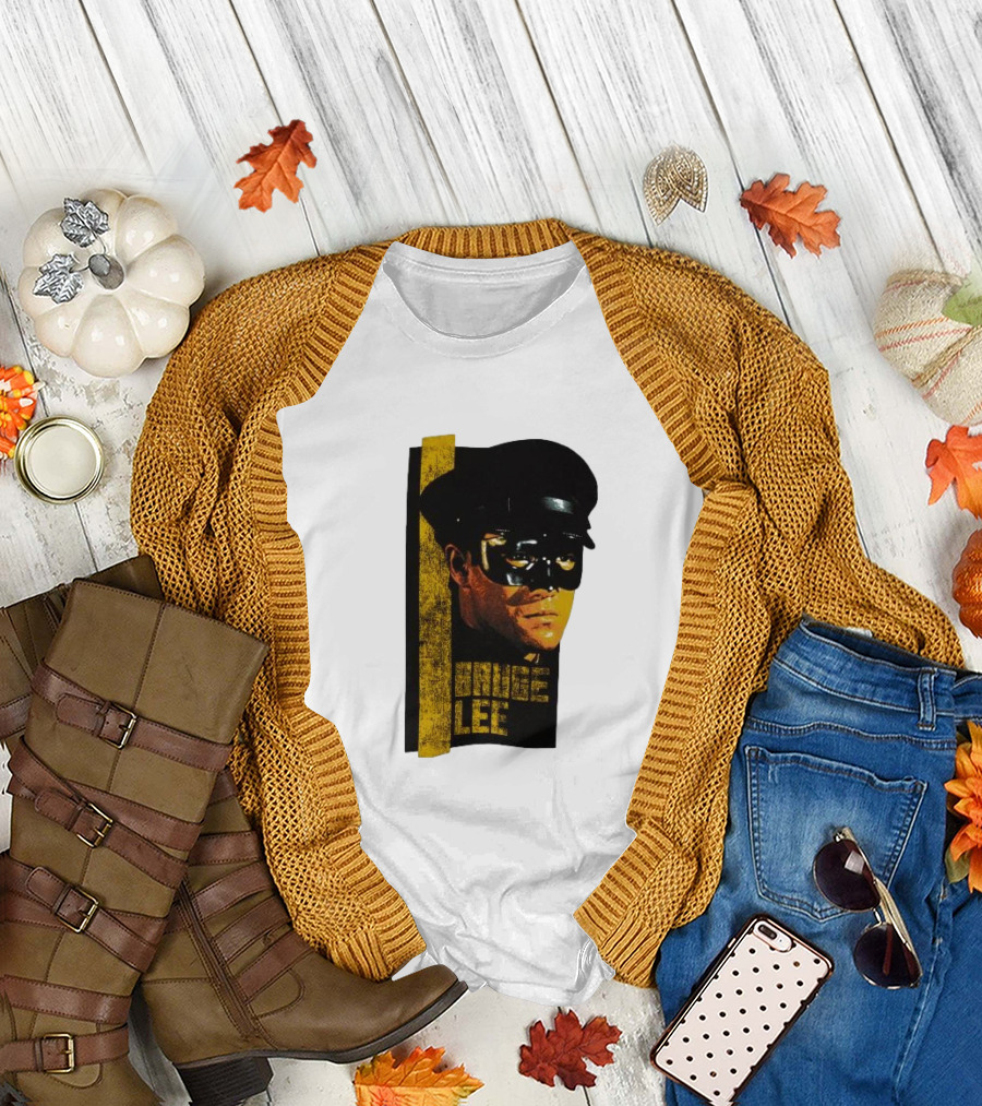 Bruce Lee Green Hornet Masked T-Shirt
