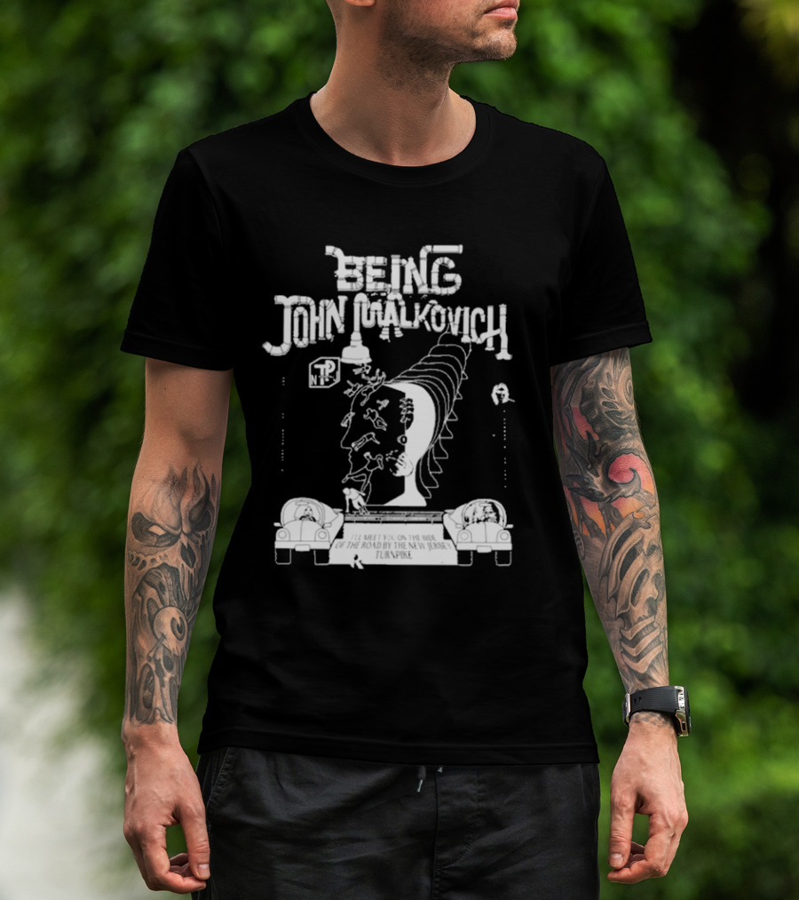 Brain Dead X Being John Malkovich New Jersey Turnpike T-Shirt