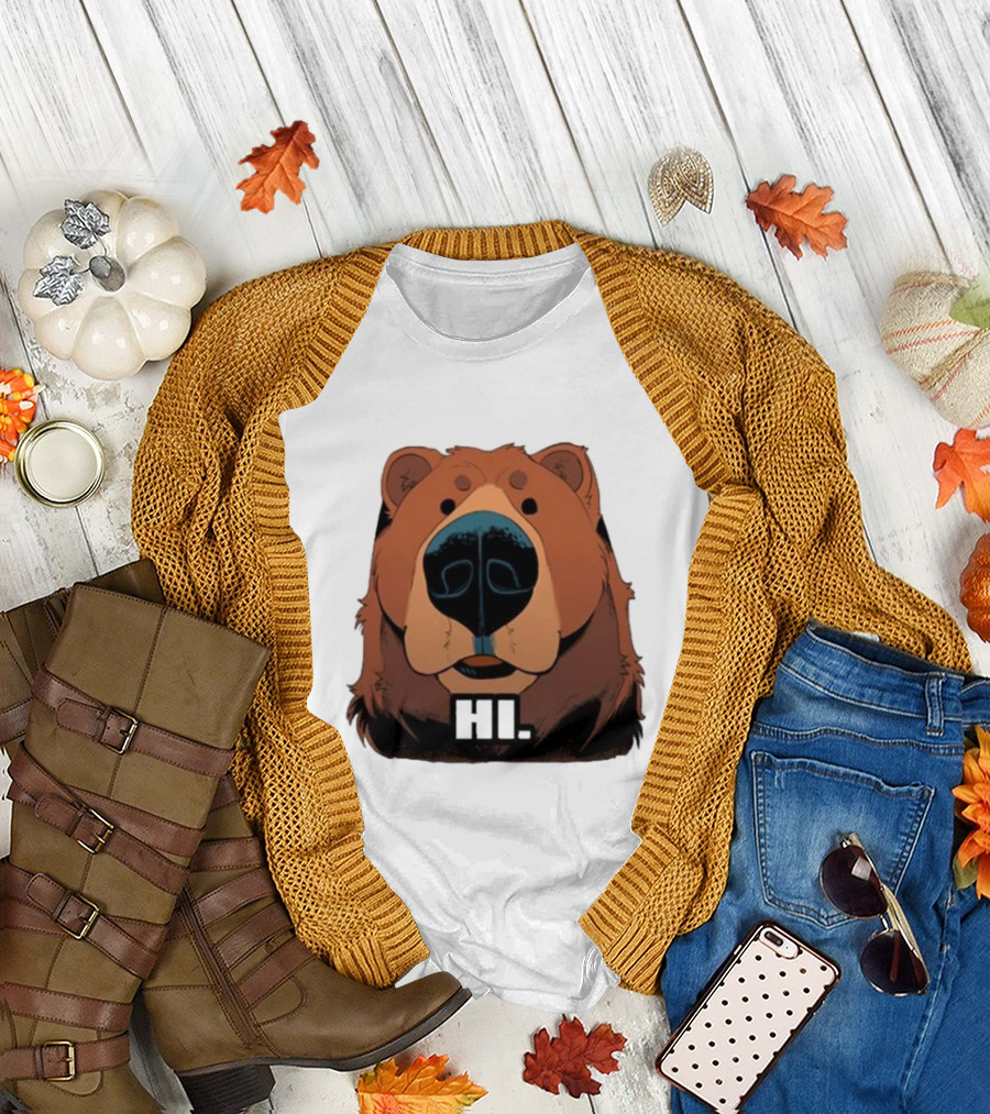HI BYE BEAR HI T-Shirt