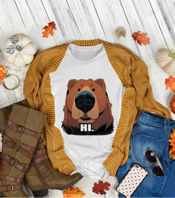 HI BYE BEAR HI T-Shirt