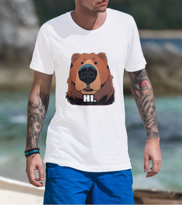 HI BYE BEAR HI T-Shirt