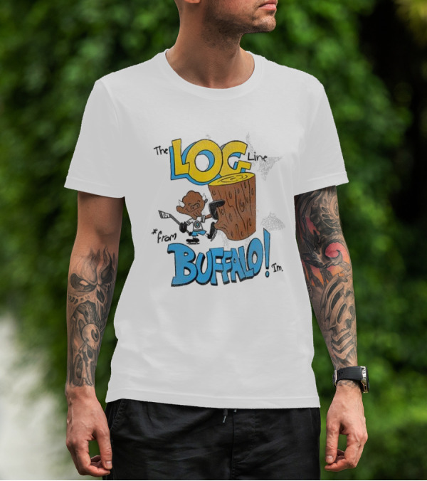 The Log Line From Buffalo Joe Lodico Buffalo Bills T-Shirt