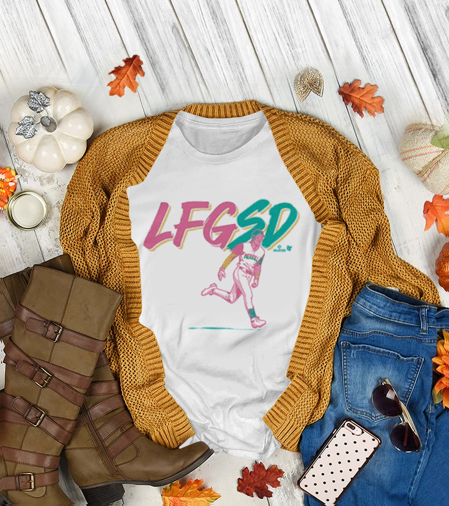 Jackson Merrill LFGSD Neon Baseball Running T-Shirt