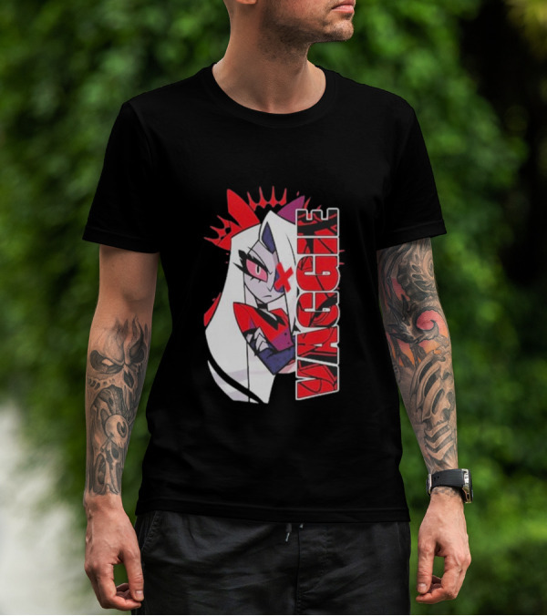 Hazbin Hotel Vaggie Red And White Character T-Shirt