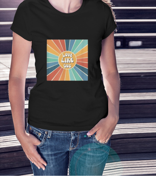 Love Like Gus Retro Sunshine Stripes T-Shirt