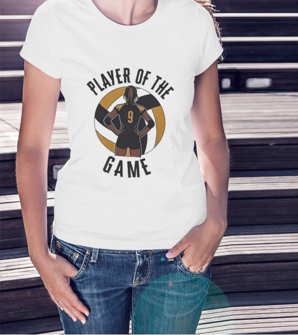 Player Of The Game 9 Volleyball T-Shirt