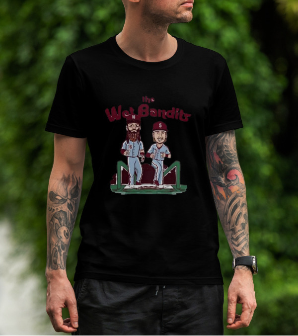 Brandon Marsh Bryson Stott The Wet Bandits Philadelphia Phillies MLB T-Shirt
