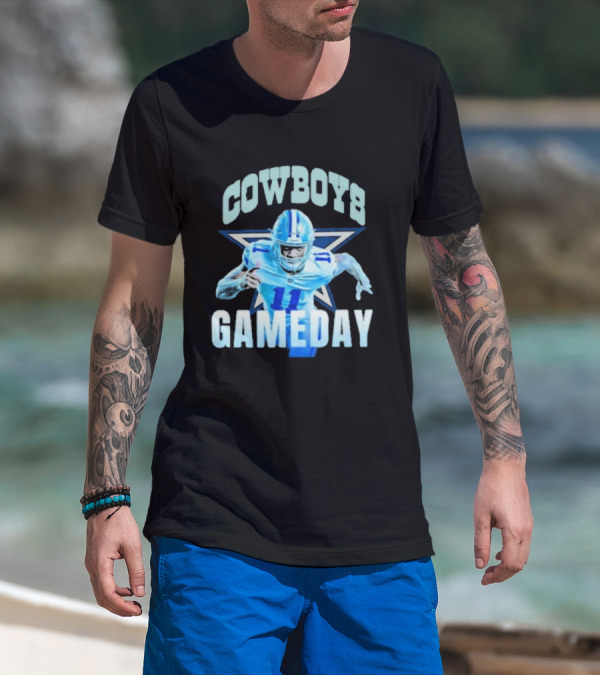 Micah Parsons Cowboys Gameday Star Athlete 11 T-Shirt
