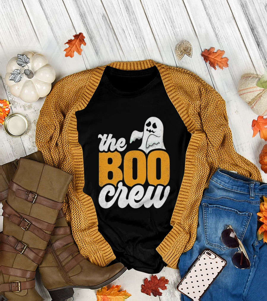 The Boo Crew Ghost Halloween T-Shirt