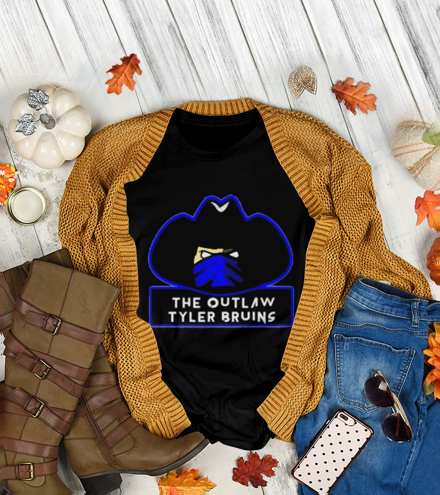 The Outlaw Tyler Bruins Cowboy Mask T-Shirt