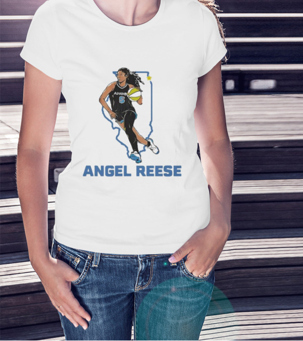 Angel Reese Basketball Star Rookie Achievement T-Shirt