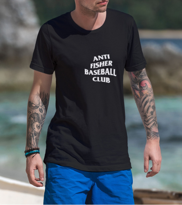 Anti Fisher Baseball Club Aesthetic Trend T-Shirt