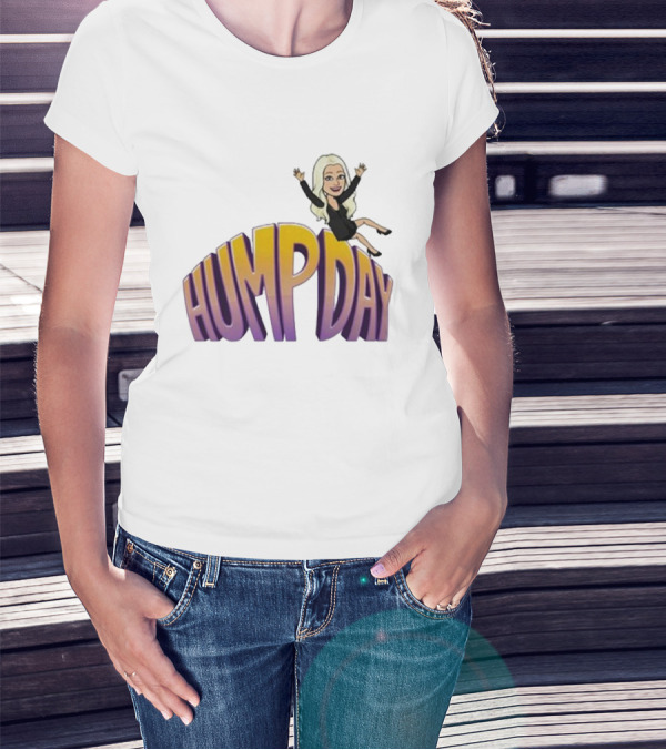 Debbie Quasimodo Hump Day Cartoon Character Text T-Shirt