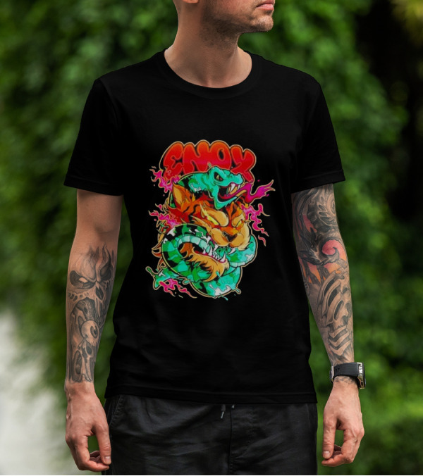 Enox Vibrant Serpent Striker 2025 Tiger Roar Embrace T-Shirt