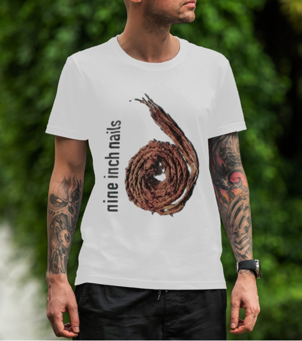 Nine Inch Nails Rope Coil Black T-Shirt