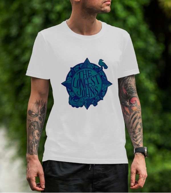 The Longest Johns Octopus Compass Jade T-Shirt