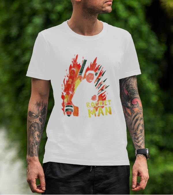 Penkmatters Rocket Man Korean Leader With Missiles T-Shirt
