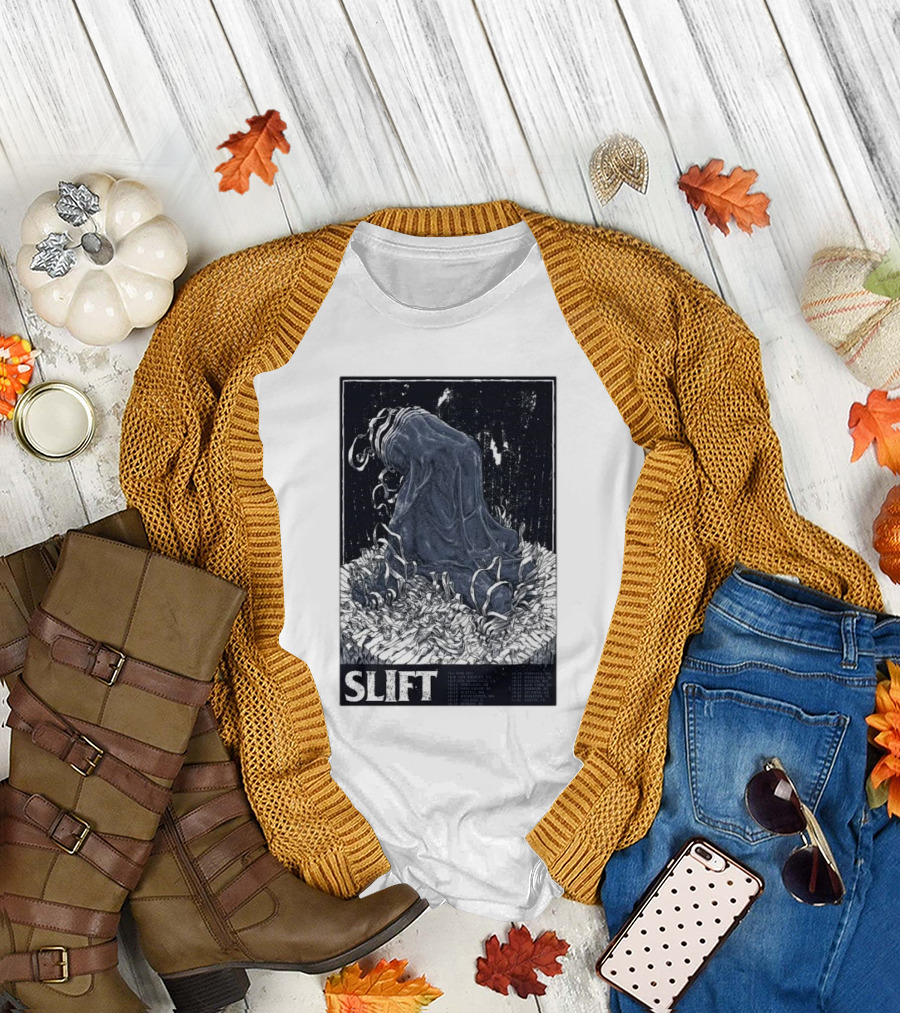 Slift Fall Tour October 2024 Enigmatic Figure and Abstract Textures T-Shirt
