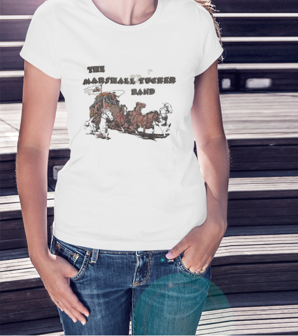 The Marshall Tucker Band Stagecoach Western Scene T-Shirt