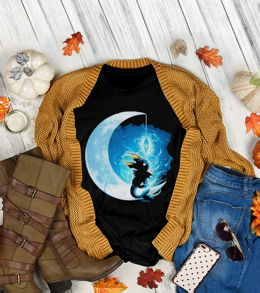 Water Stone Moon Dragon Vallina84 T-Shirt