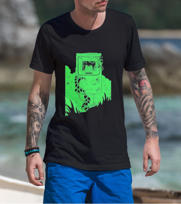 Abandoned Glow Retro Creature Drew Wise T-Shirt