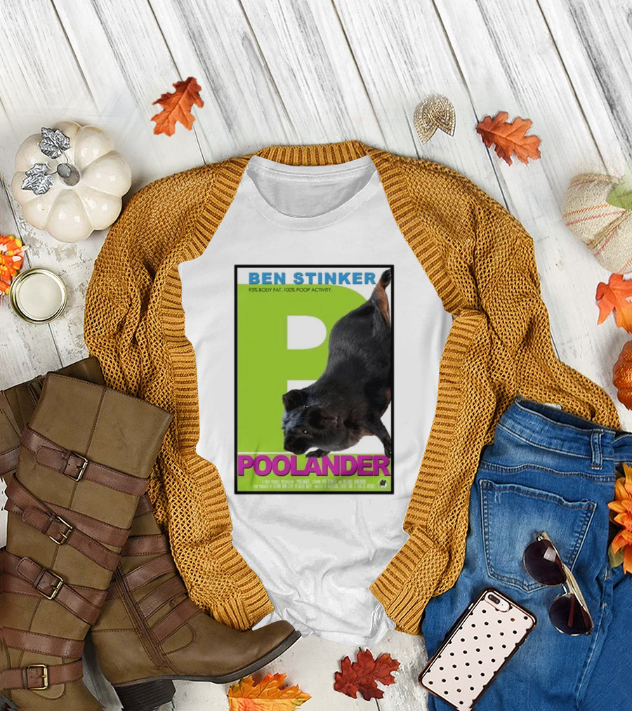 Ben Stinker 93 Body Fat 100 Poop Activity Poolander T-Shirt